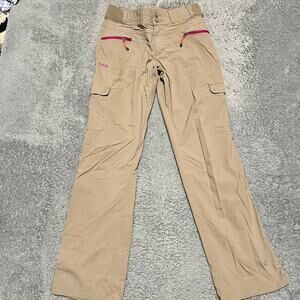 Cabelas Pants Womens 4 (30x30.5) XPG Performance Nylon Hiking Tan